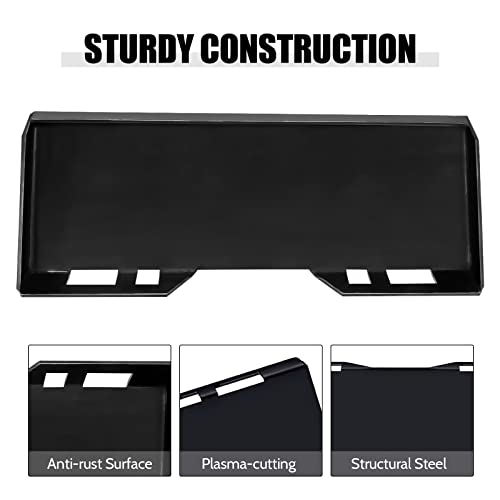 Skid Steer Attachment Plate Universal Quick Attach Plate Compatible with Skid Steers and Tractors,Plate-A