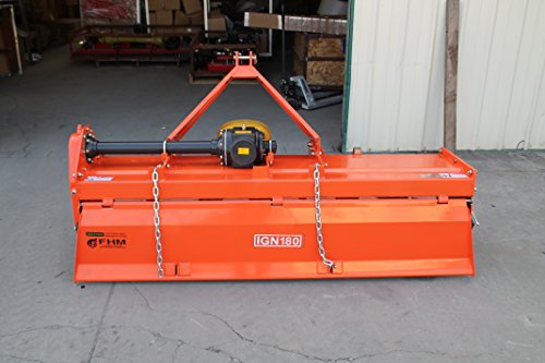 Farmer Helper 71" Tiller Heavy Duty Cat.I 3pt 25hp+ Rating (FH-IGN180) w/SlipClutch Driveline Requires a Tractor. Not a standalone Unit.