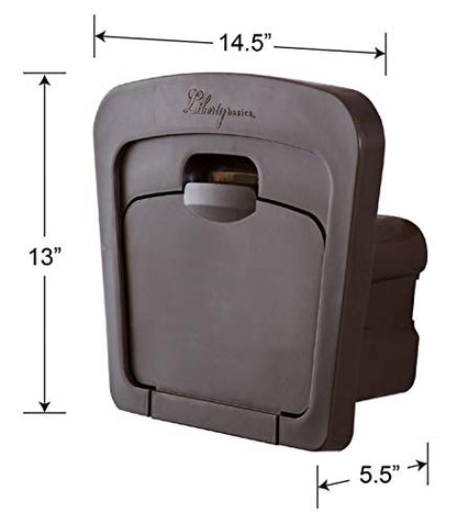 Liberty Basics 501 Garden Hose Hanger w/Storage Compartment - style: Garden