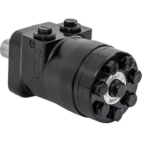 Hydraulic Motor with 4-Bolt Mount/NPT Threads and 2.8 Cubic Inches Displacement