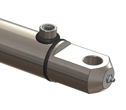 Hydraulics Double Acting Hydraulic Cylinder - Tang Universal Hydraulic Cylinder 2" Bore Size (22" Stroke) - size: 22" Stroke