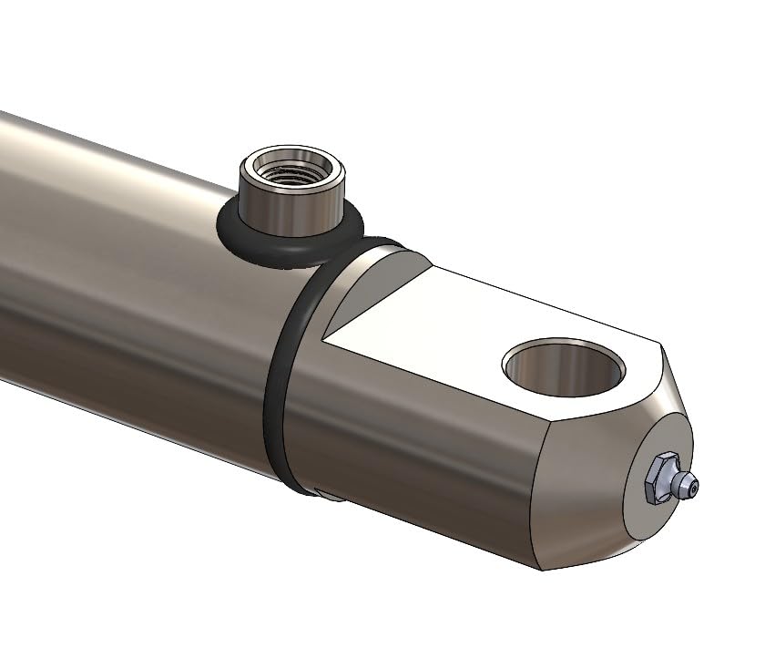 Hydraulics Double Acting Hydraulic Cylinder - Tang Universal Hydraulic Cylinder 2" Bore Size (24" Stroke) - size: 24" Stroke