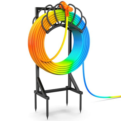 Garden Water Hose Holder for Outside Hose Stand Hanger Rack Freestanding