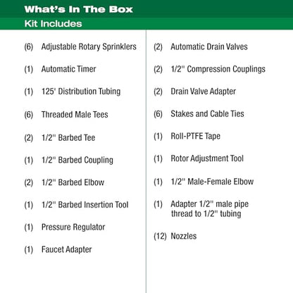 Rain Bird 32ETI DIY Install In-Ground Automatic Sprinkler Kit - style: Automatic Sprinkler System Kit w/ Timer