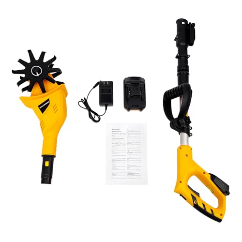 20V Cordless Electric Tiller Cultivator, 3.94" Working Width - size: 20V, 2 Blades