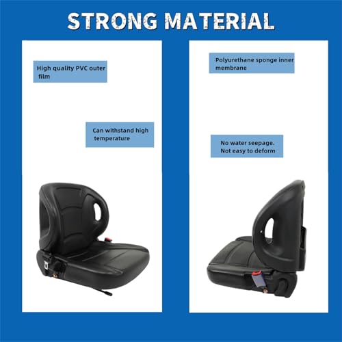 WFLNHB Universal Forklift Seat with Retractable Seat Belt Switch