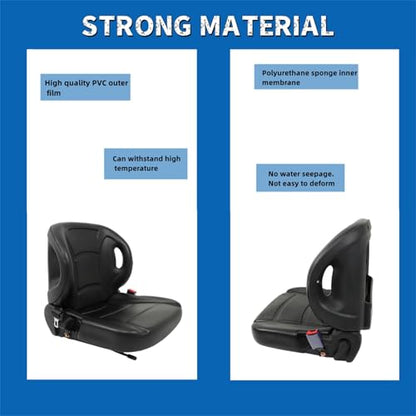 WFLNHB Universal Forklift Seat with Retractable Seat Belt Switch