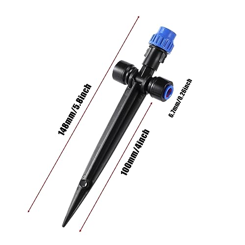 HUISUYTON 36 Pcs Push-to-Fit Drip Irrigation Spray for 1/4 inch Tubing - style: 36pcs-Atomization Sprinker