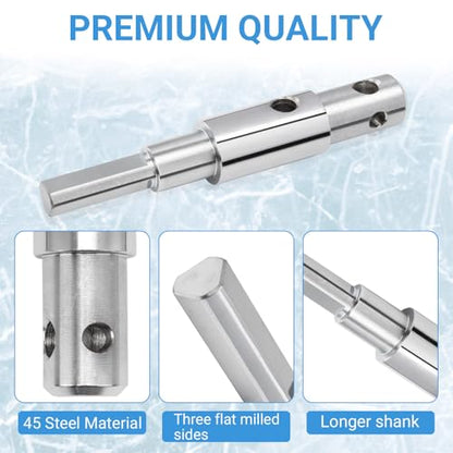 Two Stage Auger Adapter for 3/4″& 7/8″Auger Shaft Drill Auger Attachment
