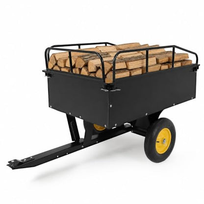Garvee Garden Utility Trailer, 17 Cu. Ft & 750 LBS Capacity for ATV UTV - size: 750 LBS
