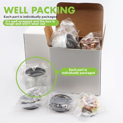 Jeemiter L44649 L68149 Trailer Bearing Kit 4 Sets 3500LB #84 Spindle Dexter - size: L44649 4Sets
