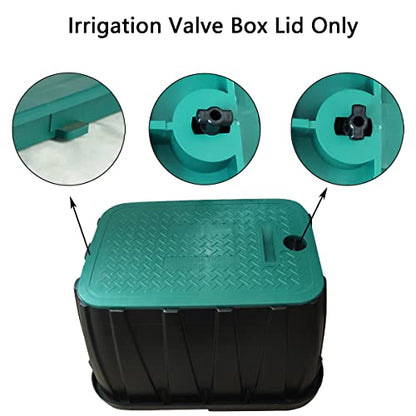 12x17 Valve Box Cover Lid Sprinkler Valve Box Lid Replacement Rectangular for Outside Irrigation - color: 12x17 inch