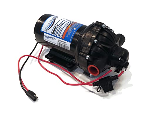 OEM Everflo EF5500 5.5 GPM 12V Diaphragm Pump & Wiring Harness 33-103233 - style: 5.5 GPM w/ Harness