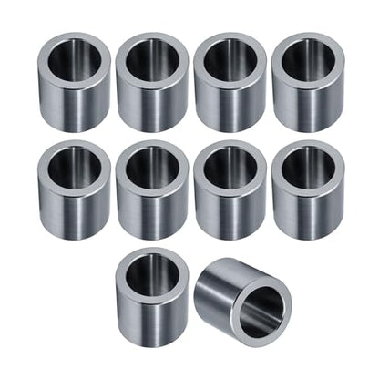 Stainless Steel Reducer Bushing, Screw Standoff Metal Spacer 3/4" to 1/2" Steel Reducer Standoff Bushing Adapters for 1/2" Screws Bolts and Rods, Round Metal Stainless Steel Spacer Set of 10 - size: 3/4" to 1/2"