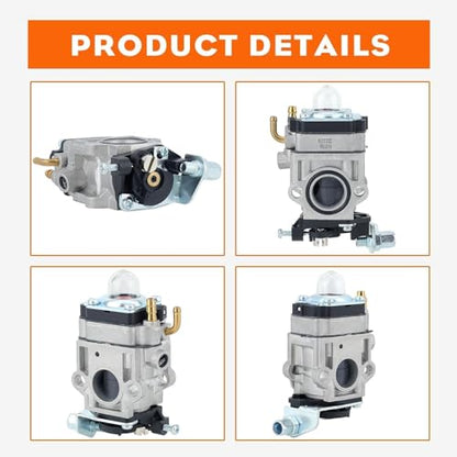 Hipa 300486 Carburetor for Earthquake Viper 43CC Tiller E43 MC43 WE43 E43CE