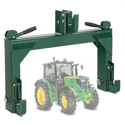 3 Point Quick Hitch Receiver 3000 lbs 3-Pt Attachments - color: Green