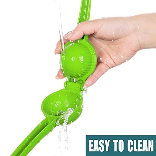 Manual Juicer Citrus Lemon Squeezer,Fruit Juicer Lime Press Metal,Professional Hand Juicer Kitchen Tool - color: GREEN