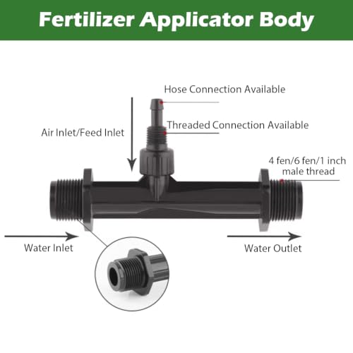 3/4 Inch Venturi Fertilizer Injector Kit - color: 3/4 Inch