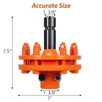 1 3/8" PTO Slip Clutch, 6 Spline Ends Friction Rack for Tractor