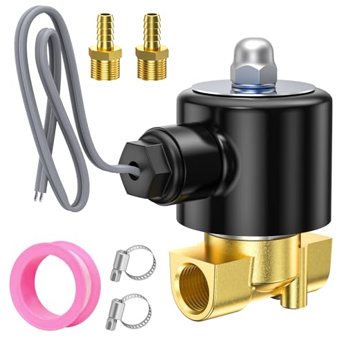 TAILONZ 3/8"NPT AC110V Electric Solenoid Valve 2W040-10 Normally Closed - color: AC110V, size: 3/8 Inch