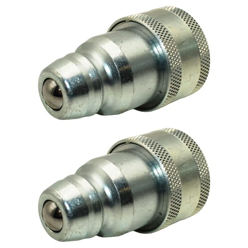 4060-4MB (2) New Hydraulic Coupler Adapters Pioneer to Fits John Deere Fits John Deere - style: Two Pack