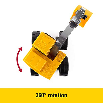 TOMY John Deere Sandbox Big Scoop Excavator Toy with Tilting Dump Bed - John Deere Construction Toys - Toddler Toys for Sandbox - Frustration Free Packaging - 15 Inch