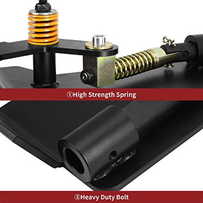 YITAMOTOR 1/2" Skid Steer Mount Plate Attachment & Quick Attach Adapter - size: 1/2 Inch