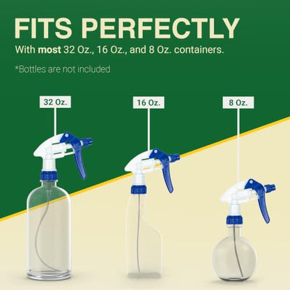 Heluva Green Spray Bottle Nozzle Replacement Tops, Blue/Yellow 24 Pack - color: Blue & Yellow, size: 24 Pack