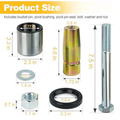 Bucket Pin Bushing Kit T342204 for John Deere 326D 326E 328D 328E 329D 329E