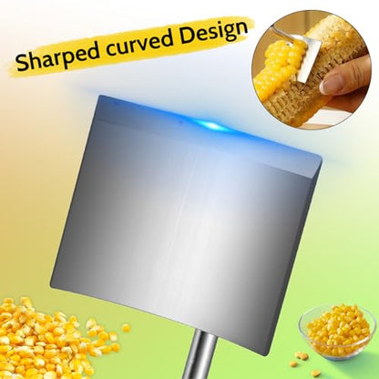 Stainless Steel Corn Peeler & Stripper - Long Handle, 2 Pcs - Home & Outdoor Dining