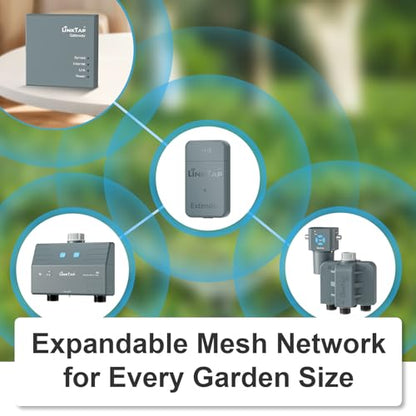LinkTap Q1 4-Zone Wireless Water Timer & Gateway, Equals Four G2S Smart Hose Timers - size: Q1 timer+gateway
