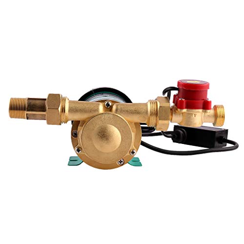 Pressure Pumps 115V/60Hz 3/4 inch Outlet 90W Water Pressure Booster Pump Automatic Shower Booster Pump with Water Flow Switch for Home Shower - size: 10M 90W 3/4"