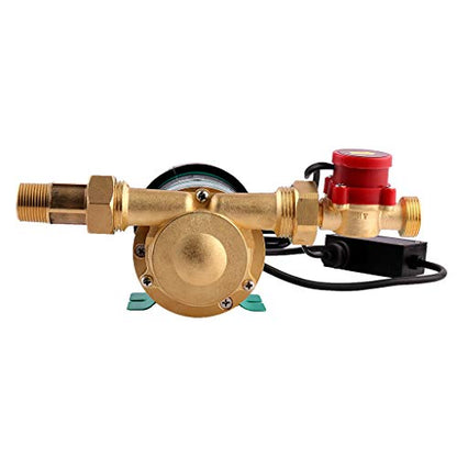 Pressure Pumps 115V/60Hz 3/4 inch Outlet 90W Water Pressure Booster Pump Automatic Shower Booster Pump with Water Flow Switch for Home Shower - size: 10M 90W 3/4"