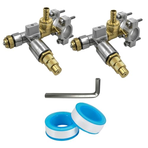 2-Pack Boomless & Fence Line Sprayer Nozzle for ATV – Brass Construction, 31FT Spray Swath, Adjustable Pattern, Universal Fit for Spot Sprayers.