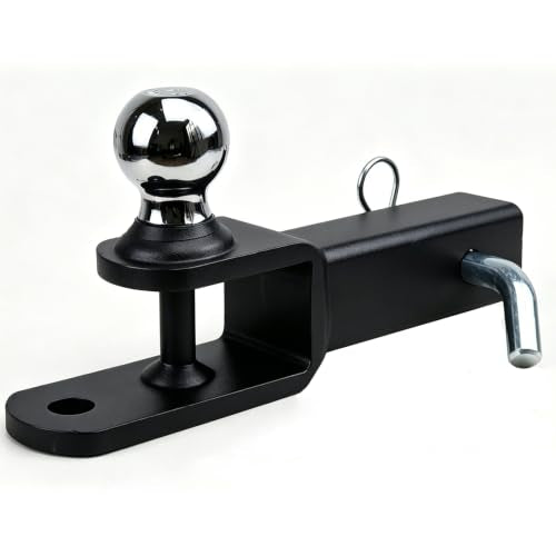 ATV/UTV Trailer Hitch with 2 Inch Ball, Fits 2 Inch Receiver - size: 2" Shank -2" Ball