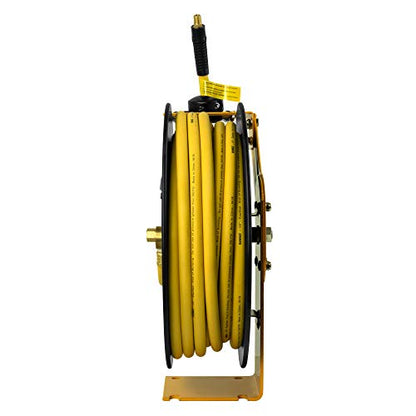 DEWALT 3/8 in. x 50 ft. Retractable Air Hose Reel with Rubber Hose
