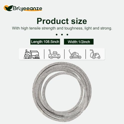 954-05022A Lawn Mower Deck Belt - size: 108"L x 0.5"W