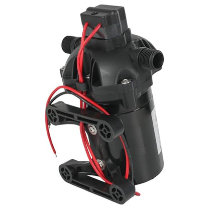 RV Water Pump, 12V DC 4.0 GPM 45 PSI, Self-Priming Diaphragm Pressure Pump - size: 4.0-12V-45