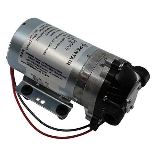 PENTAIR SHURFLO 8000-544-250 Self Priming Bypass Diaphragm Pump, 12VDC Agricultural Sprayer Pump, 2.1 GPM 45 PSI, 3/8" FNPT Ports, Chemical Resistant Viton Valves, Farm Spraying & Water Transfer Pump