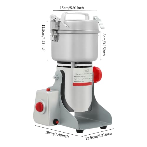 2500g Grain Mill, 110V 3600W Flour Mill Grinder for Home