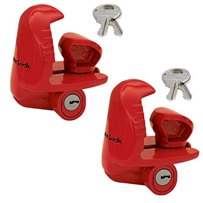Master Lock - Universal Size Fits 1-7/8", 2", and 2-5/16" Couplers - Trailer Locks #389DAT, 2 Pack - size: 2 Pack