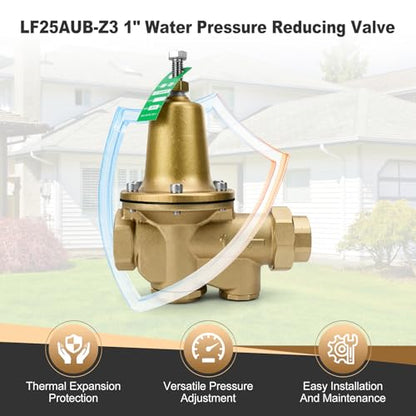 LF25AUB-Z3 1" Cast Copper Silicon Alloy Pressure Reducing Valve - size: 1 Inch