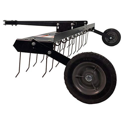 Brinly 48" Thatcher, Agri-Fab 130-lb Tow Broadcast Spreader & Accessories Bundle