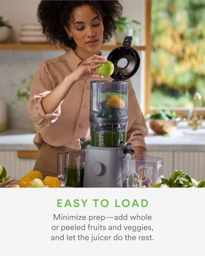 Nama J2 - Cold Press Juicer - Hands-Free - Gray - color: Gray