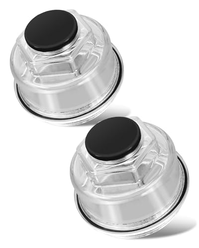 2 Pcs Hub Oil Cap Kit 3 3/4" Threads Diameter Replace K71-859-00 K568220 - size: 2 Pcs