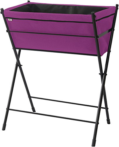 VegTrug Poppy Go! Raised Bed Planter, Purple - color: Purple