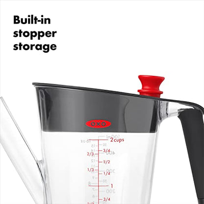 OXO Good Grips 2 Cup Fat Separator, Plastic, One Size - size: One Size, style: 2 Cup