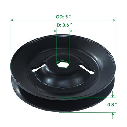 GX20335 Pulley for John Deere L130 L120 Z255 Z245 Lawn Tractors - color: A20 1xM155979