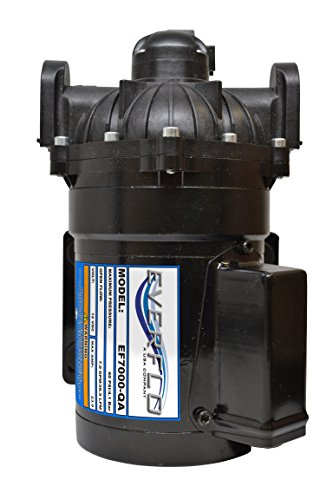 Everflo EF7000-BOX 7.0 GPM 12V Diaphragm Pump-1/2 FNPT Ports, Black - size: 7.0 GPM, style: Pump