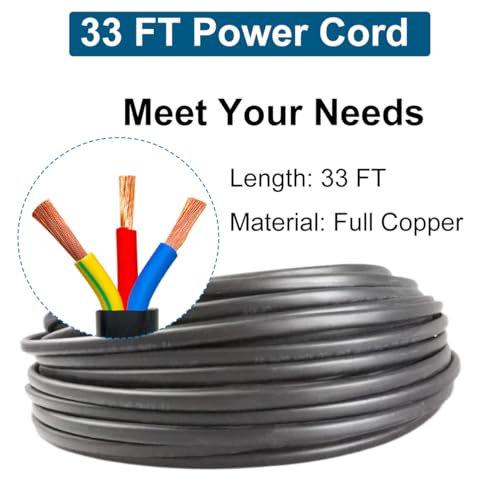 2" Deep Well Submersible Pump, 1/2 HP 220V Deep Well Pump with 33FT Cord - size: 2"-220V